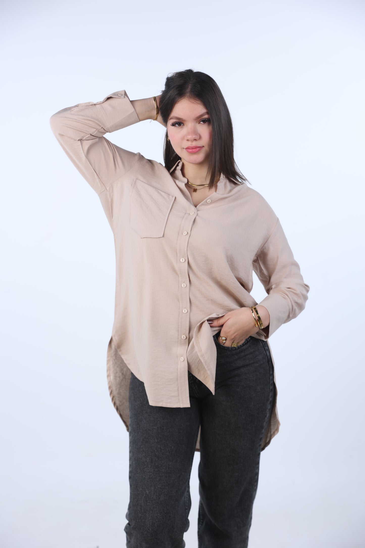 Long basic shirt 	1089